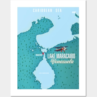 Lake Maracaibo, Venezuela Posters and Art